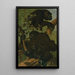 Gorilla - John George Wood — ingelijst kunstwerk aan de muur