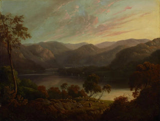 Vue de paysage dans le Cumberland - John Glover — weergave van het kunstwerk
