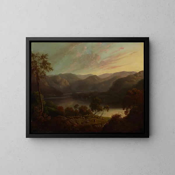 Vue de paysage dans le Cumberland - John Glover — ingelijst kunstwerk aan de muur