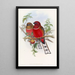Trogon de Hodgson - John Gould — ingelijst kunstwerk aan de muur