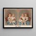 Onze baby - John H Bufford's Sons — ingelijst kunstwerk aan de muur