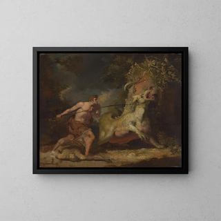 John Hamilton Mortimer - Man attacking a monster.webp