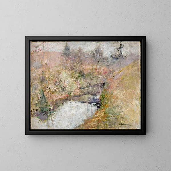 Bassin de ciguë - John Henry Twachtman — ingelijst kunstwerk aan de muur