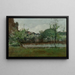Landschap met cottages - John Henry Twachtman — ingelijst kunstwerk aan de muur
