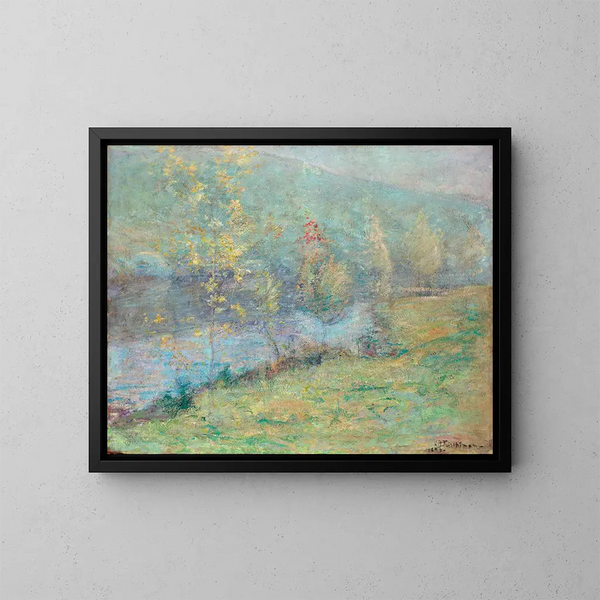 Ochtendmist - John Henry Twachtman — ingelijst kunstwerk aan de muur
