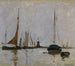 Rustige haven in Nederland - John Henry Twachtman — weergave van het kunstwerk
