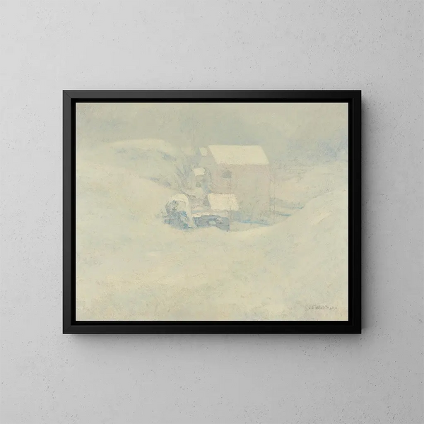 Neige - John Henry Twachtman — ingelijst kunstwerk aan de muur