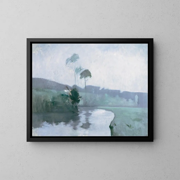 Lente - John Henry Twachtman — ingelijst kunstwerk aan de muur