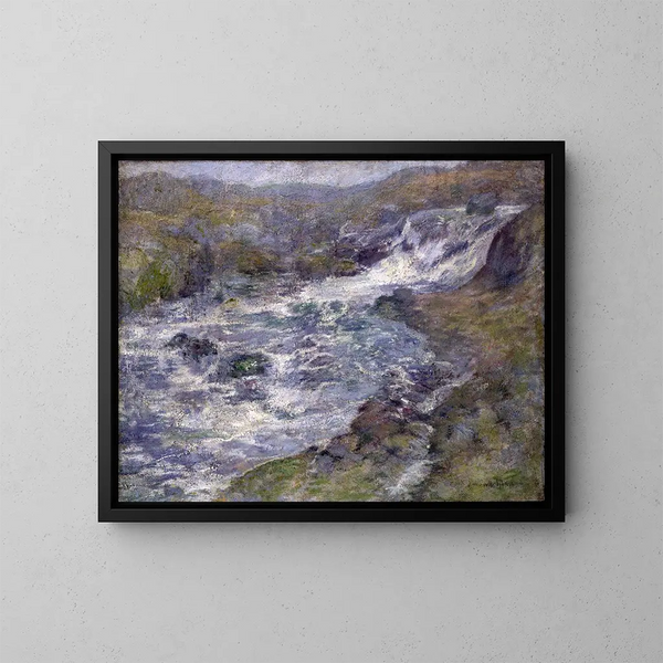 Le Torrent - John Henry Twachtman — ingelijst kunstwerk aan de muur