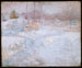 Winter - John Henry Twachtman — weergave van het kunstwerk