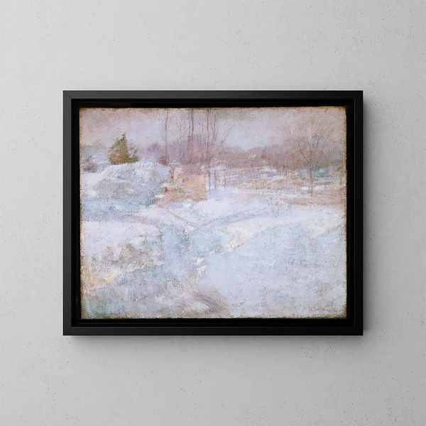 Winter - John Henry Twachtman — ingelijst kunstwerk aan de muur