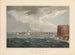 New York vanaf Governors Island - John Hill — weergave van het kunstwerk