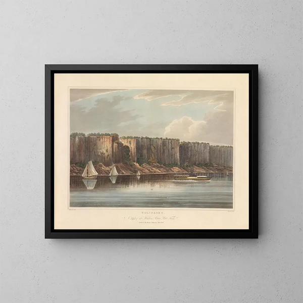Les Palissades - John Hill — ingelijst kunstwerk aan de muur