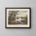uitzicht bij Fort Miller - John Hill — ingelijst kunstwerk aan de muur