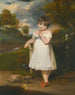 portret van Emma Laura Whitbread, later Lady Eversley 1798-1857, toen ze een kind was - John Hoppner — weergave van het kunstwerk