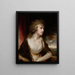 Portret van een dame - John Hoppner — ingelijst kunstwerk aan de muur