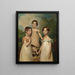 Portret van de kinderen Hughes-Hallett - John Hoppner — ingelijst kunstwerk aan de muur