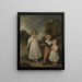 De kinderen van Sackville - John Hoppner — ingelijst kunstwerk aan de muur