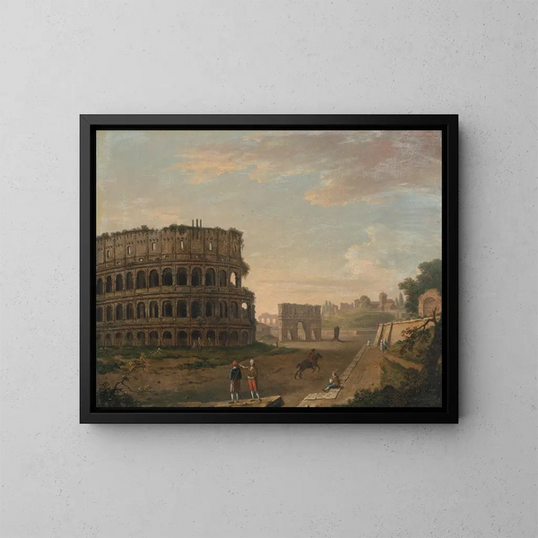 Le Colisée - John Inigo Richards — ingelijst kunstwerk aan de muur