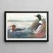 Harle bièvre - John James Audubon — ingelijst kunstwerk aan de muur