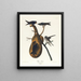 Hirondelle pourprée - John James Audubon — ingelijst kunstwerk aan de muur