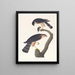 Faucon à peau acérée - John James Audubon — ingelijst kunstwerk aan de muur