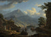 Landschap met toeristen aan Loch Katrine - John Knox — weergave van het kunstwerk