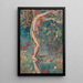 Herfst die bladeren verspreidt - John La Farge — ingelijst kunstwerk aan de muur