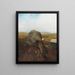 Herfststudie Uitzicht op Hanging Rock Newport R.I. - John La Farge — ingelijst kunstwerk aan de muur
