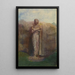 Statue colossale d'Ananda près de la ville en ruines de Polonnaruwa, Ceylan - John La Farge — ingelijst kunstwerk aan de muur
