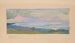 L'île de Moorea gezien door de zeestraat vanaf Tahiti januari 1891 - John La Farge — weergave van het kunstwerk