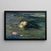 De vreemde zaak die de kleine Kiosai in de rivier zag - John La Farge — ingelijst kunstwerk aan de muur