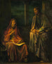 van Nicodemus' bezoek aan Christus - John La Farge — weergave van het kunstwerk