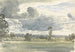 Een winderige dag - John Linnell — weergave van het kunstwerk