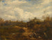 Een Engels landschap - John Linnell — weergave van het kunstwerk