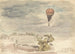 Ascension de ballon depuis Burlington House, Piccadilly, depuis la fenêtre chez M. B. Palmer - John Linnell — weergave van het kunstwerk