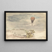 Ascension de ballon depuis Burlington House, Piccadilly, depuis la fenêtre chez M. B. Palmer - John Linnell — ingelijst kunstwerk aan de muur