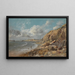 kustscène in Cullercoats nabij Whitley Bay - John Linnell — ingelijst kunstwerk aan de muur