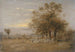 Schapen die grazen - John Linnell — weergave van het kunstwerk