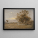Schapen die grazen - John Linnell — ingelijst kunstwerk aan de muur