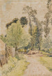 Studie van bomen in Bayswater Londen - John Linnell — weergave van het kunstwerk