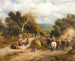 De beek - John Linnell — weergave van het kunstwerk