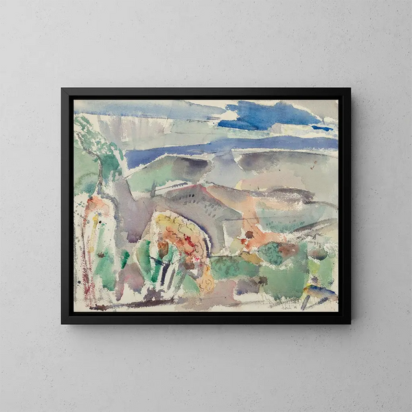 Landschap van vormen, Delaware County, Pennsylvania nr. 2 - John Marin — ingelijst kunstwerk aan de muur