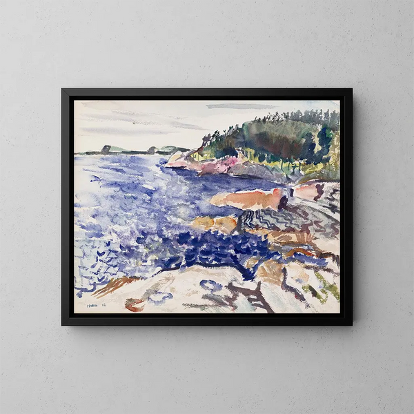 Côte du Maine - John Marin — ingelijst kunstwerk aan de muur