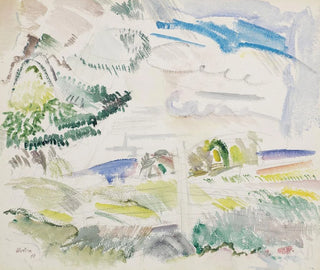 Landschap van Maine - John Marin — weergave van het kunstwerk