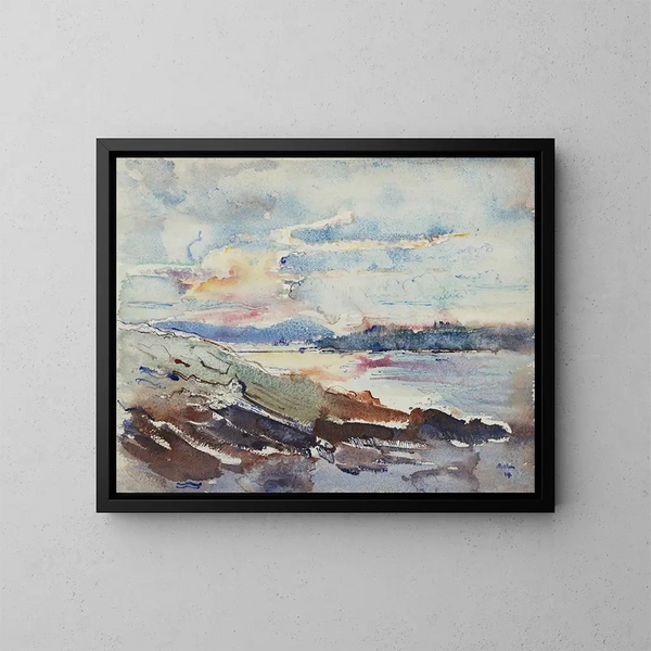 West Point, Maine - John Marin — ingelijst kunstwerk aan de muur
