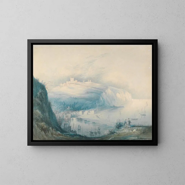Douvres - John Martin — ingelijst kunstwerk aan de muur