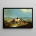 Indianen die kaarten spelen - John Mix Stanley — ingelijst kunstwerk aan de muur