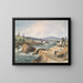 Watervallen Kettle, rivier Columbia - John Mix Stanley — ingelijst kunstwerk aan de muur