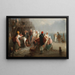 Fish Market Painting make your offer - John Morgan — framed artwork on a wall